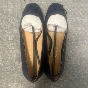 Jack Rogers Women's Navy Ballet Flats